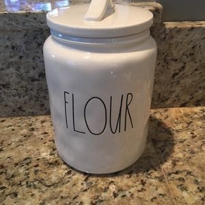 Rae Dunn flour canister